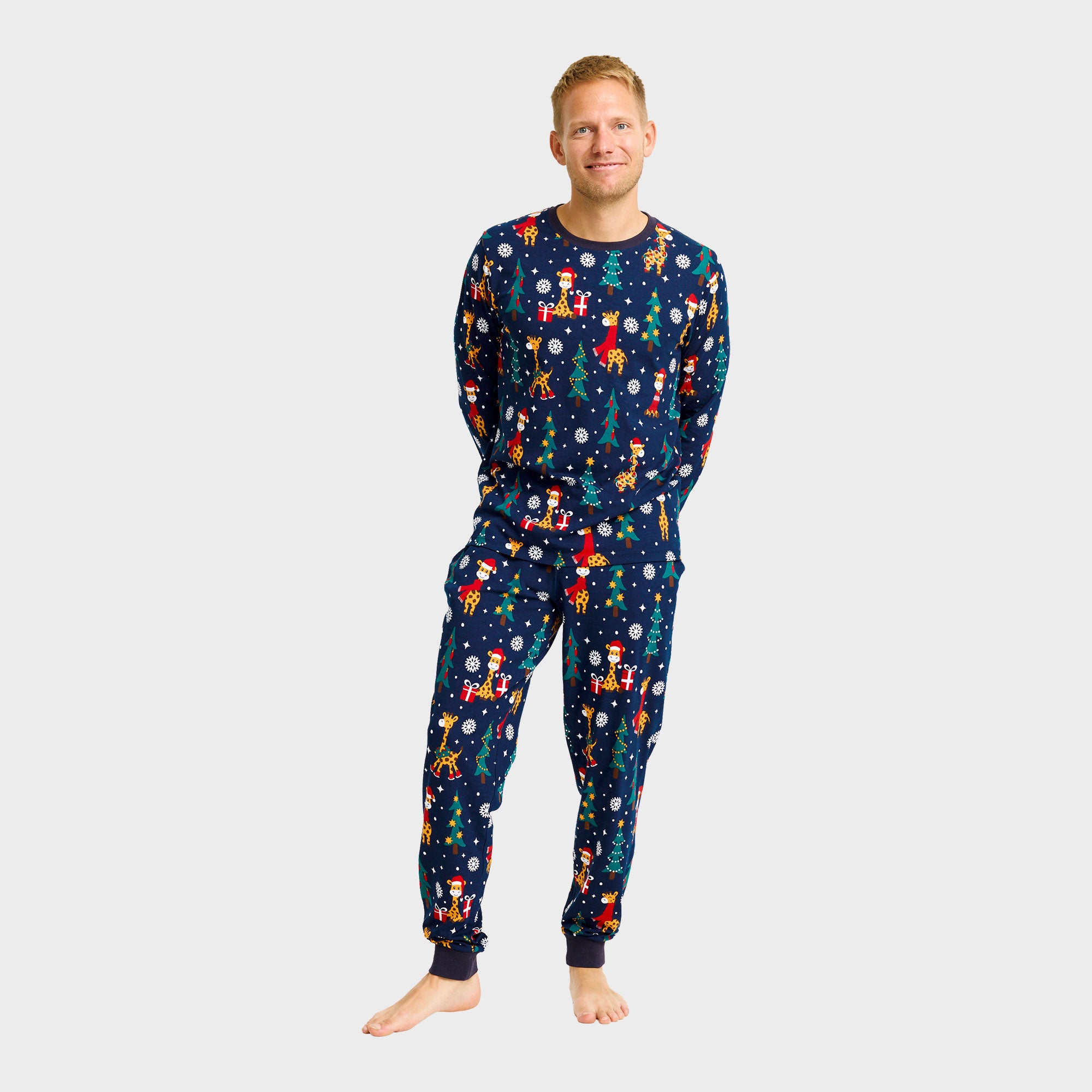 Giraffens julepyjamas - Herre.